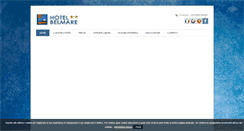 Desktop Screenshot of hotelbelmare.it
